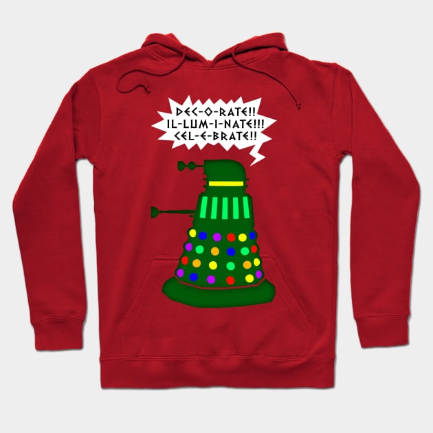 Holiday Dalek Hoodie by tone